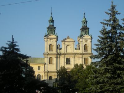 En kyrka i Lviv.