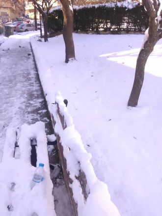 Stad i snö - en sällsynt upplevelse för en skåning, men 2019 och 2020 fick jag uppleva det - i Nordmakedonien och Albanien respektive Bulgarien och Grekland.