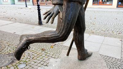 Gatukonst i Legnica, Polen.