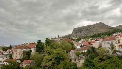 På Neretvas östra strand.