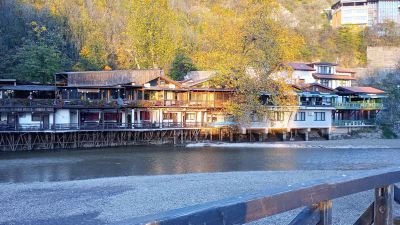 På väg till Getbron.