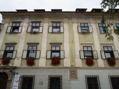 Någonstans på Mestni Trg.